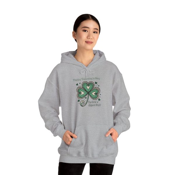 Irish Heart Clover Hoodie - Valentine's Day Unisex Heavy Blend™ Hooded Sweatshirt - Image 29