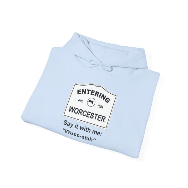 Massachusetts Worcester – Say It With Me Unisex Heavy Blend™ Hooded Sweatshirt - Image 28