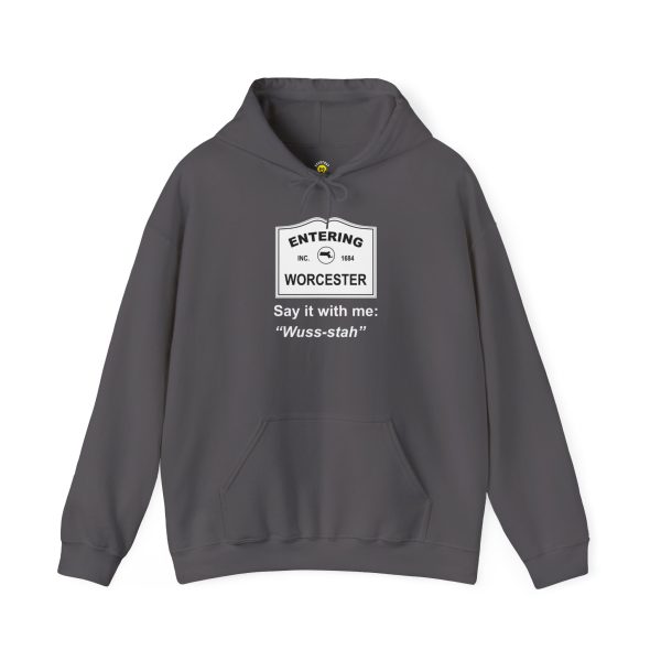 Massachusetts Worcester - Say It With Me Unisex Heavy Blend™ Hooded Sweatshirt - Image 13