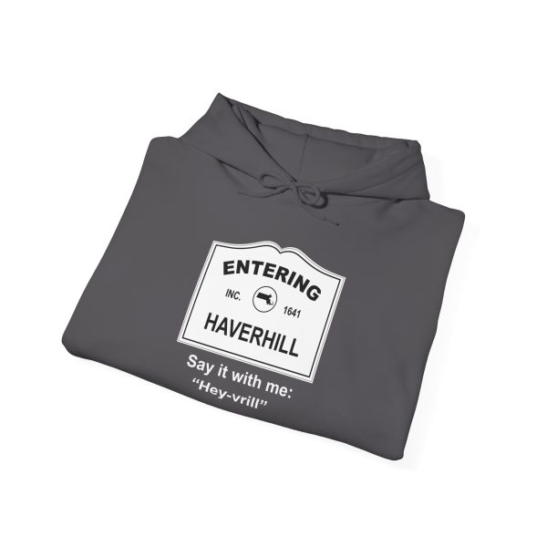 Massachusetts Haverhill - Say It With Me Unisex Heavy Blend™ Hooded Sweatshirt - Image 15