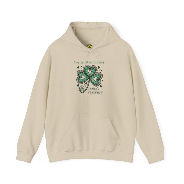 Irish Heart Clover Hoodie - Valentine's Day Unisex Heavy Blend™ Hooded Sweatshirt - Image 18