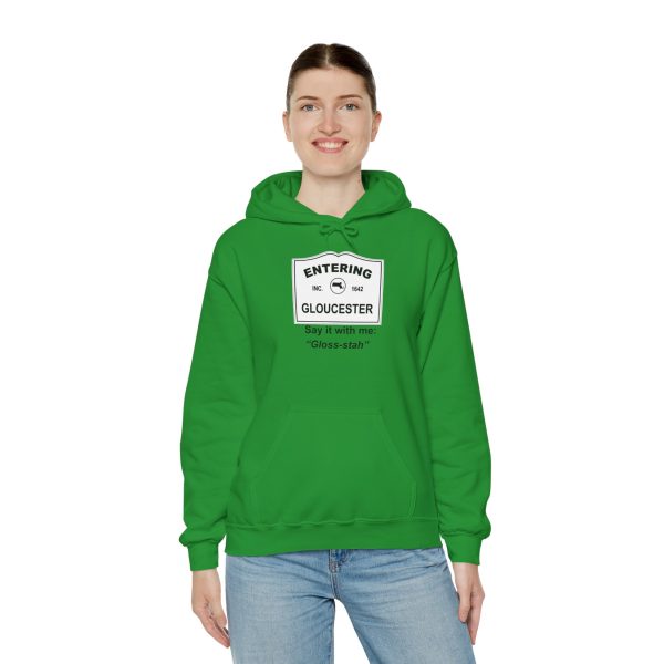 Massachusetts Gloucester – Say It With Me Unisex Heavy Blend™ Hooded Sweatshirt - Image 26