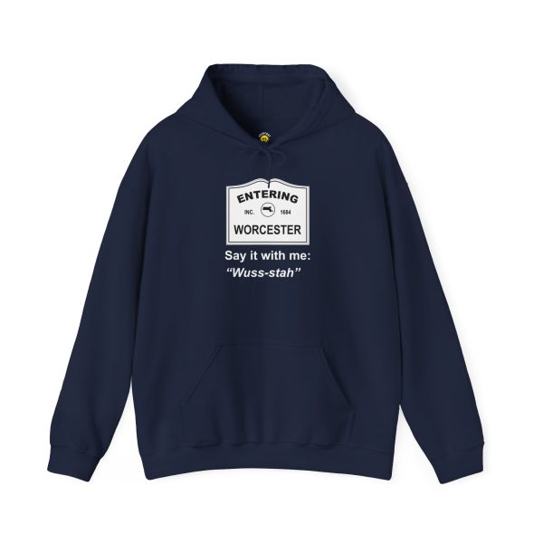 Massachusetts Worcester - Say It With Me Unisex Heavy Blend™ Hooded Sweatshirt - Image 17