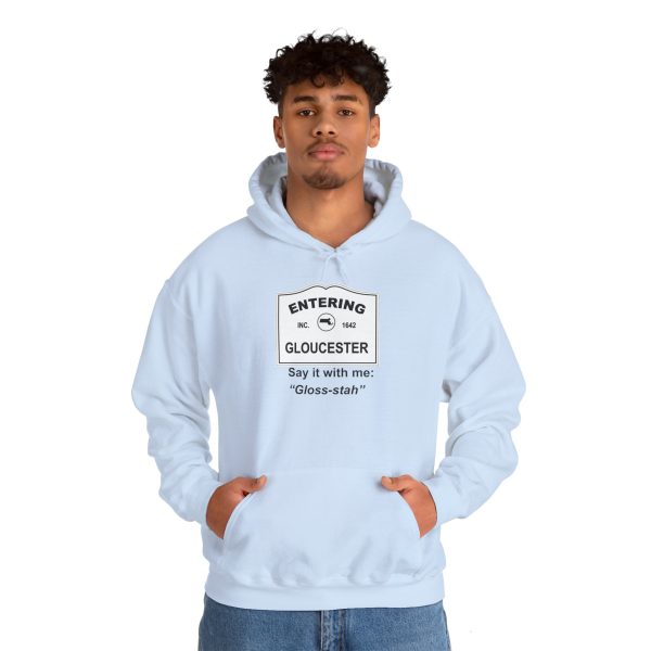 Massachusetts Gloucester – Say It With Me Unisex Heavy Blend™ Hooded Sweatshirt - Image 30