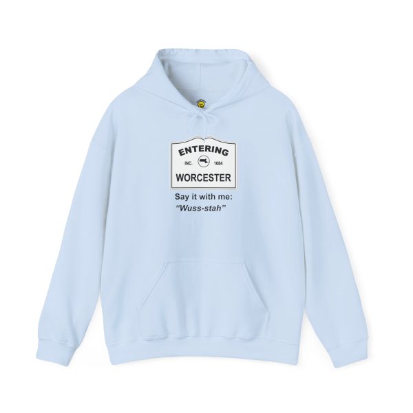 Massachusetts Worcester – Say It With Me Unisex Heavy Blend™ Hooded Sweatshirt - Image 26