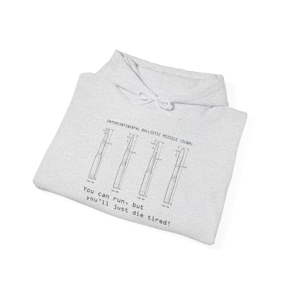 U.S. Air Force ICBM - You Can Run, But You'll Just Die Tired -- Unisex Heavy Blend™ Hooded Sweatshirt - Image 12