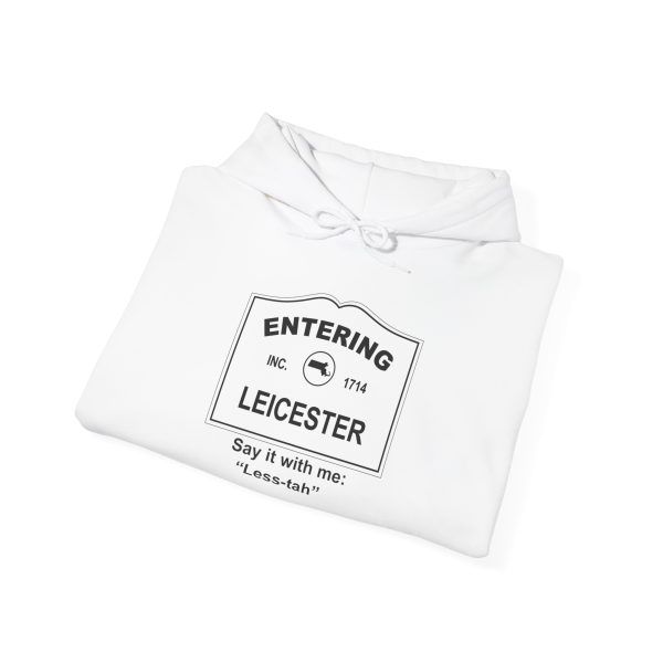 Massachusetts Leicester – Say It With Me Unisex Heavy Blend™ Hooded Sweatshirt - Image 3