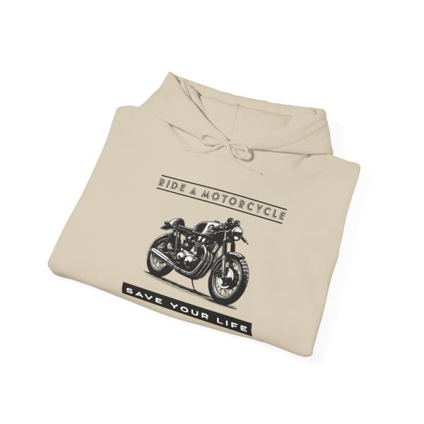 RIDE A MOTORCYCLE - Save Your Life -- Unisex Heavy Blend™ Hooded Sweatshirt - Image 17