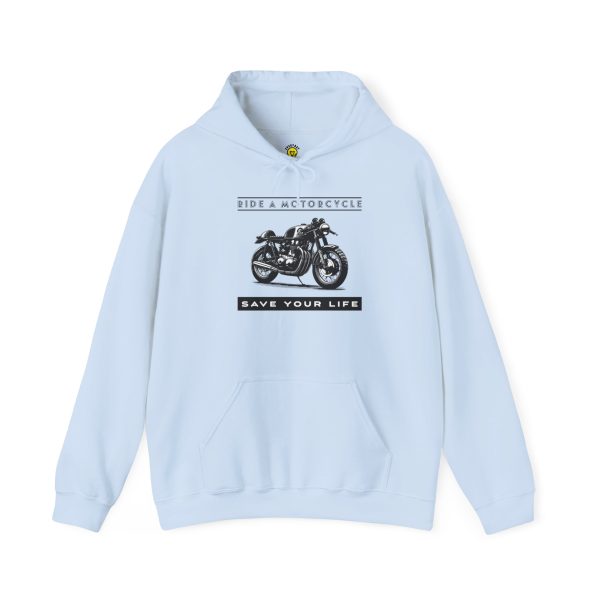 RIDE A MOTORCYCLE - Save Your Life -- Unisex Heavy Blend™ Hooded Sweatshirt - Image 26