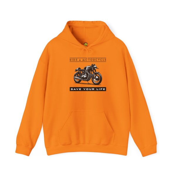 RIDE A MOTORCYCLE - Save Your Life -- Unisex Heavy Blend™ Hooded Sweatshirt - Image 22
