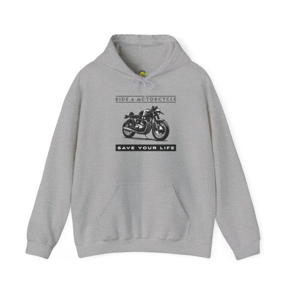 RIDE A MOTORCYCLE - Save Your Life -- Unisex Heavy Blend™ Hooded Sweatshirt - Image 18