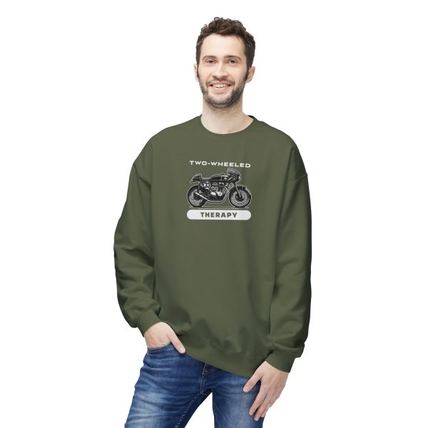 Motorcycles Save Lives: Two-Wheeled Therapy Sweatshirt - Image 15