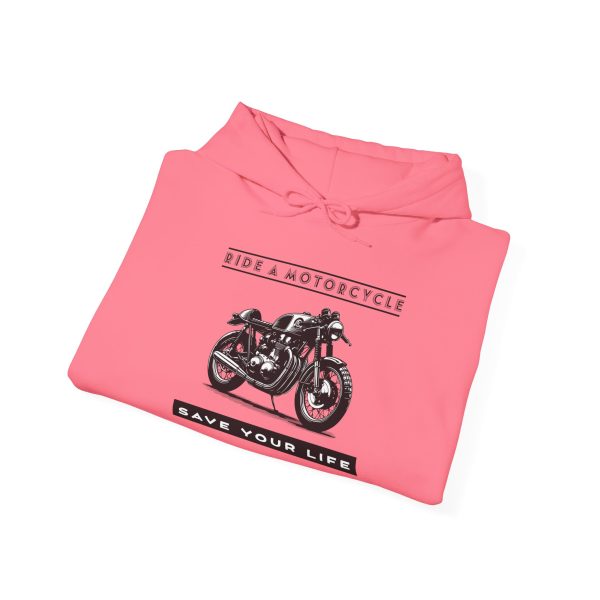 RIDE A MOTORCYCLE - Save Your Life -- Unisex Heavy Blend™ Hooded Sweatshirt - Image 33