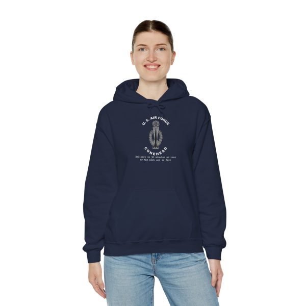 U.S. Air Force Conehead - Master - Delivery in 30 minutes or less -- Unisex Heavy Blend™ Hooded Sweatshirt - Image 20