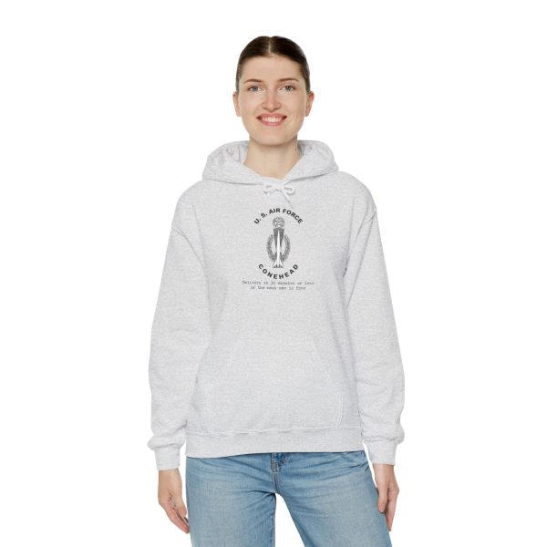 U.S. Air Force Conehead - Master - Delivery in 30 minutes or less -- Unisex Heavy Blend™ Hooded Sweatshirt - Image 9