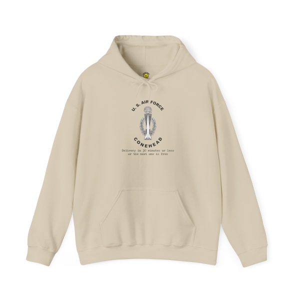 U.S. Air Force Conehead - Master - Delivery in 30 minutes or less -- Unisex Heavy Blend™ Hooded Sweatshirt - Image 14