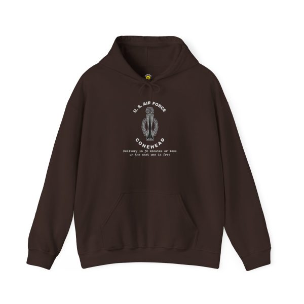 U.S. Air Force Conehead - Master - Delivery in 30 minutes or less -- Unisex Heavy Blend™ Hooded Sweatshirt - Image 5