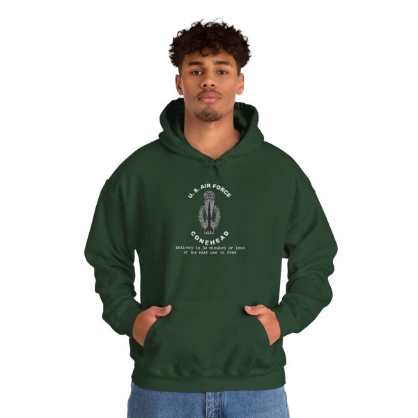 U.S. Air Force Conehead - Master - Delivery in 30 minutes or less -- Unisex Heavy Blend™ Hooded Sweatshirt - Image 12