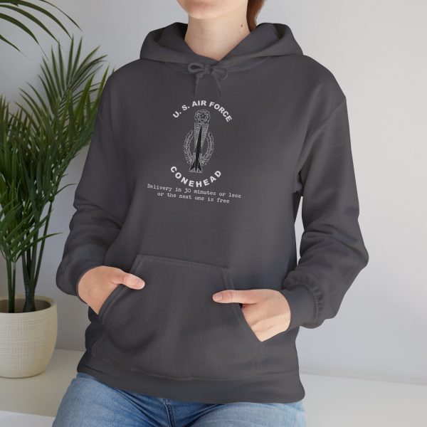 U.S. Air Force Conehead - Master - Delivery in 30 minutes or less -- Unisex Heavy Blend™ Hooded Sweatshirt - Image 16