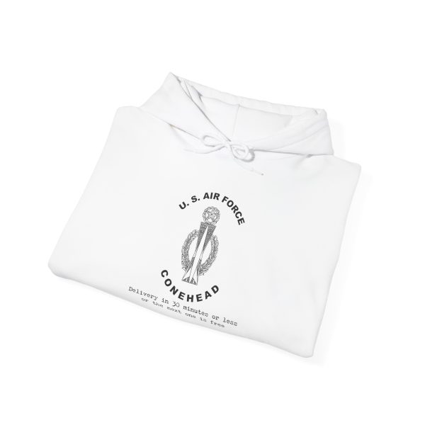 U.S. Air Force Conehead - Master - Delivery in 30 minutes or less -- Unisex Heavy Blend™ Hooded Sweatshirt - Image 3