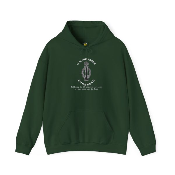 U.S. Air Force Conehead - Master - Delivery in 30 minutes or less -- Unisex Heavy Blend™ Hooded Sweatshirt - Image 9