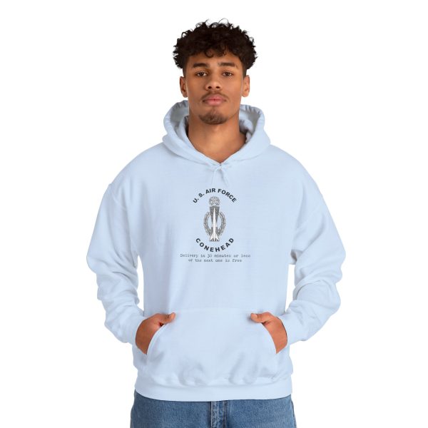 U.S. Air Force Conehead - Master - Delivery in 30 minutes or less -- Unisex Heavy Blend™ Hooded Sweatshirt - Image 30