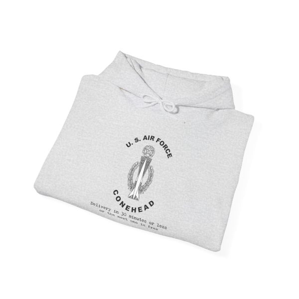U.S. Air Force Conehead - Master - Delivery in 30 minutes or less -- Unisex Heavy Blend™ Hooded Sweatshirt - Image 12