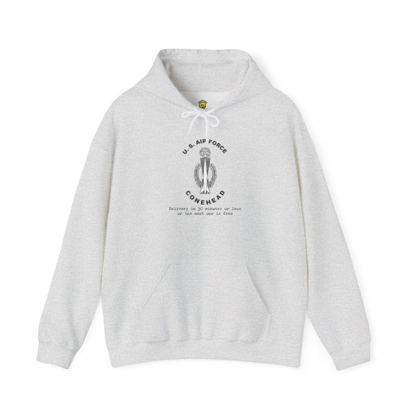 U.S. Air Force Conehead - Master - Delivery in 30 minutes or less -- Unisex Heavy Blend™ Hooded Sweatshirt - Image 10