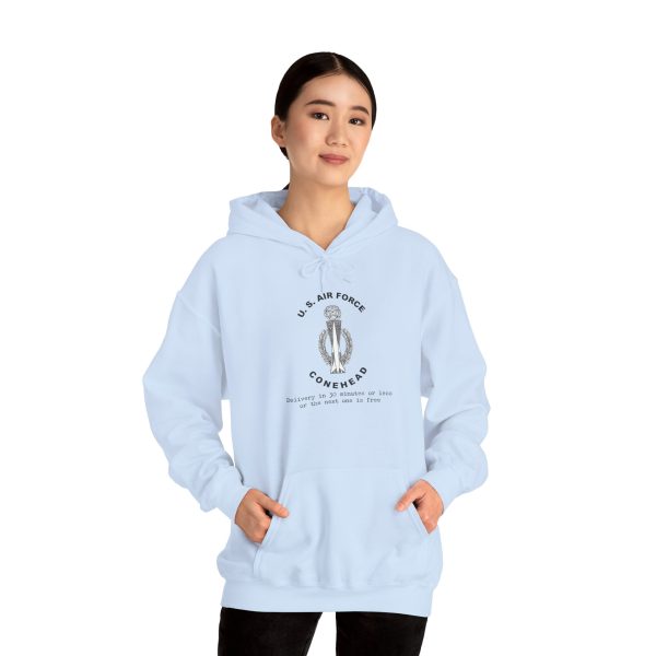 U.S. Air Force Conehead - Master - Delivery in 30 minutes or less -- Unisex Heavy Blend™ Hooded Sweatshirt - Image 31