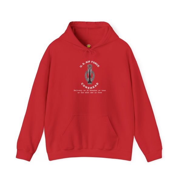 U.S. Air Force Conehead - Master - Delivery in 30 minutes or less -- Unisex Heavy Blend™ Hooded Sweatshirt - Image 21