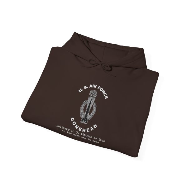 U.S. Air Force Conehead - Master - Delivery in 30 minutes or less -- Unisex Heavy Blend™ Hooded Sweatshirt - Image 7