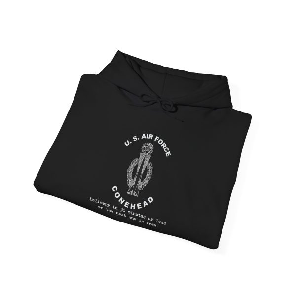 U.S. Air Force Conehead - Master - Delivery in 30 minutes or less -- Unisex Heavy Blend™ Hooded Sweatshirt - Image 3