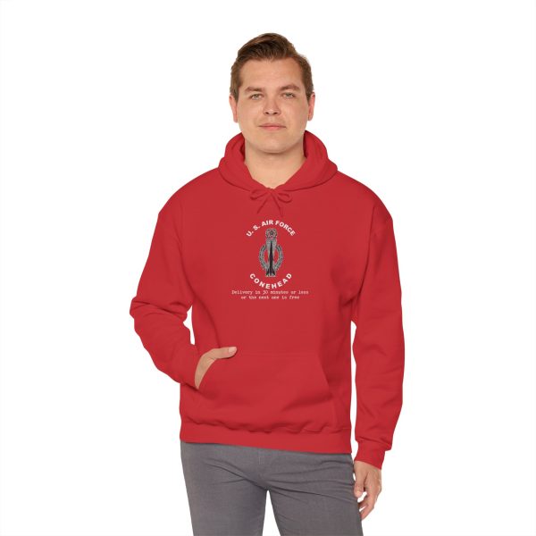 U.S. Air Force Conehead - Master - Delivery in 30 minutes or less -- Unisex Heavy Blend™ Hooded Sweatshirt - Image 27