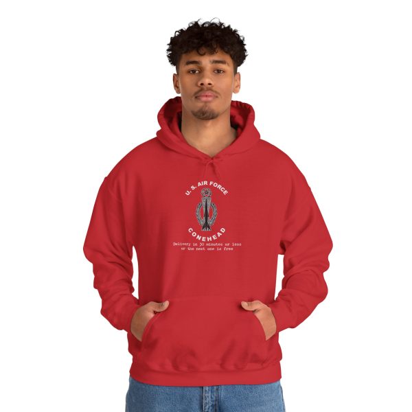 U.S. Air Force Conehead - Master - Delivery in 30 minutes or less -- Unisex Heavy Blend™ Hooded Sweatshirt - Image 25