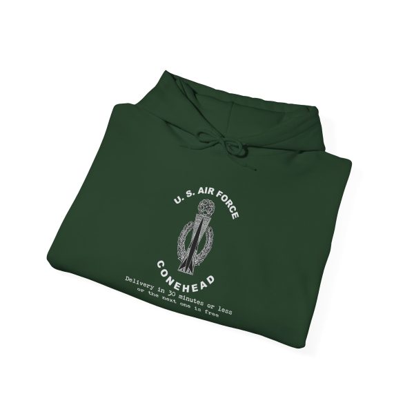 U.S. Air Force Conehead - Master - Delivery in 30 minutes or less -- Unisex Heavy Blend™ Hooded Sweatshirt - Image 11
