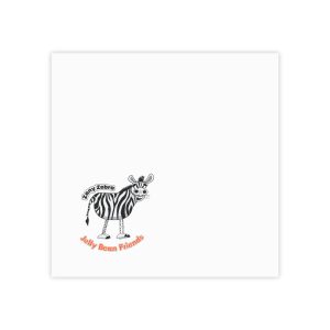 Happy Notes – 4" x 4" Bring a smile to your student’s lunch time with Zany Zebra from the Jelly Bean Friends