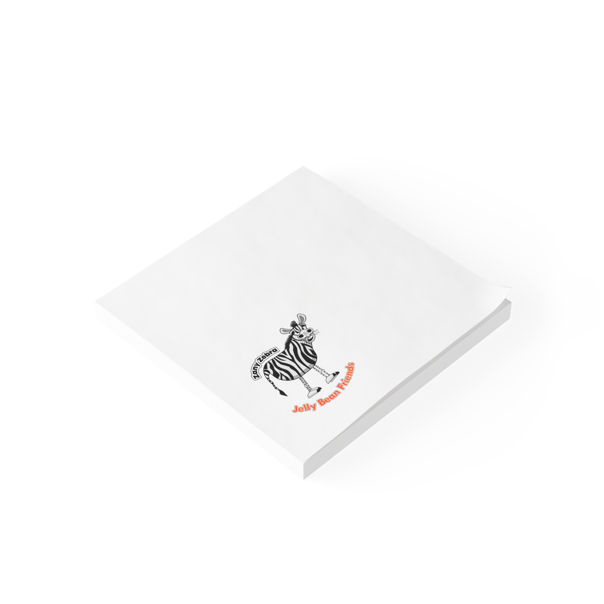 Happy Notes – 4" x 4" Bring a smile to your student’s lunch time with Zany Zebra from the Jelly Bean Friends - Image 2