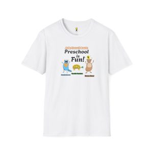 Preschool is Fun! Jelly Bean Friends - Rascally Raccoon, Terrific Tortoise & Brave Bear - Unisex Softstyle T-Shirt