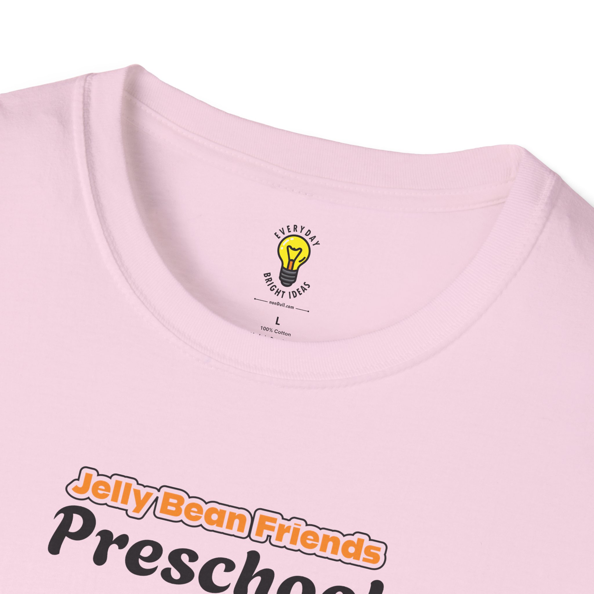 Preschool is Fun! Jelly Bean Friends - Rascally Raccoon, Terrific Tortoise & Brave Bear - Unisex Softstyle T-Shirt - Image 75