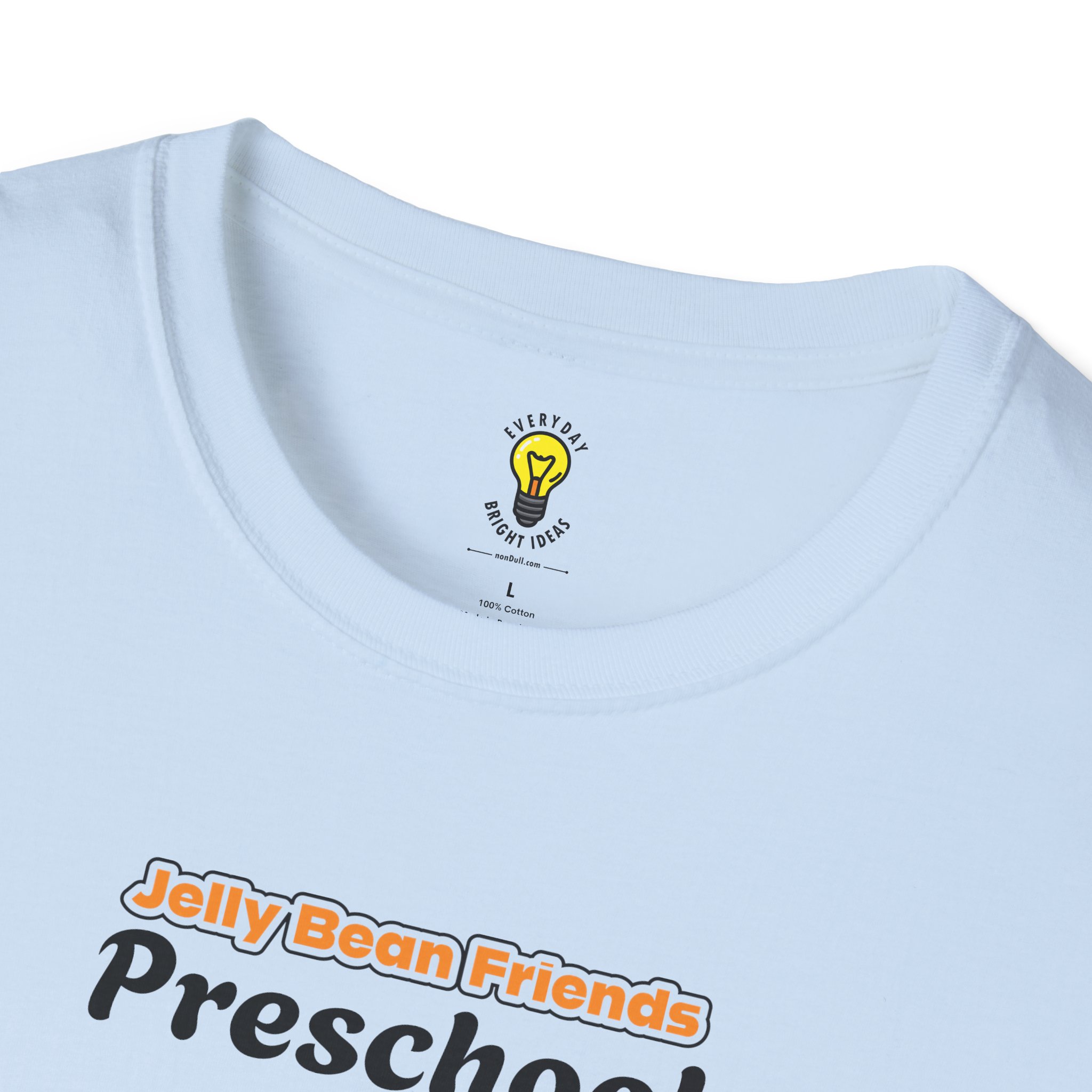 Preschool is Fun! Jelly Bean Friends - Rascally Raccoon, Terrific Tortoise & Brave Bear - Unisex Softstyle T-Shirt - Image 66