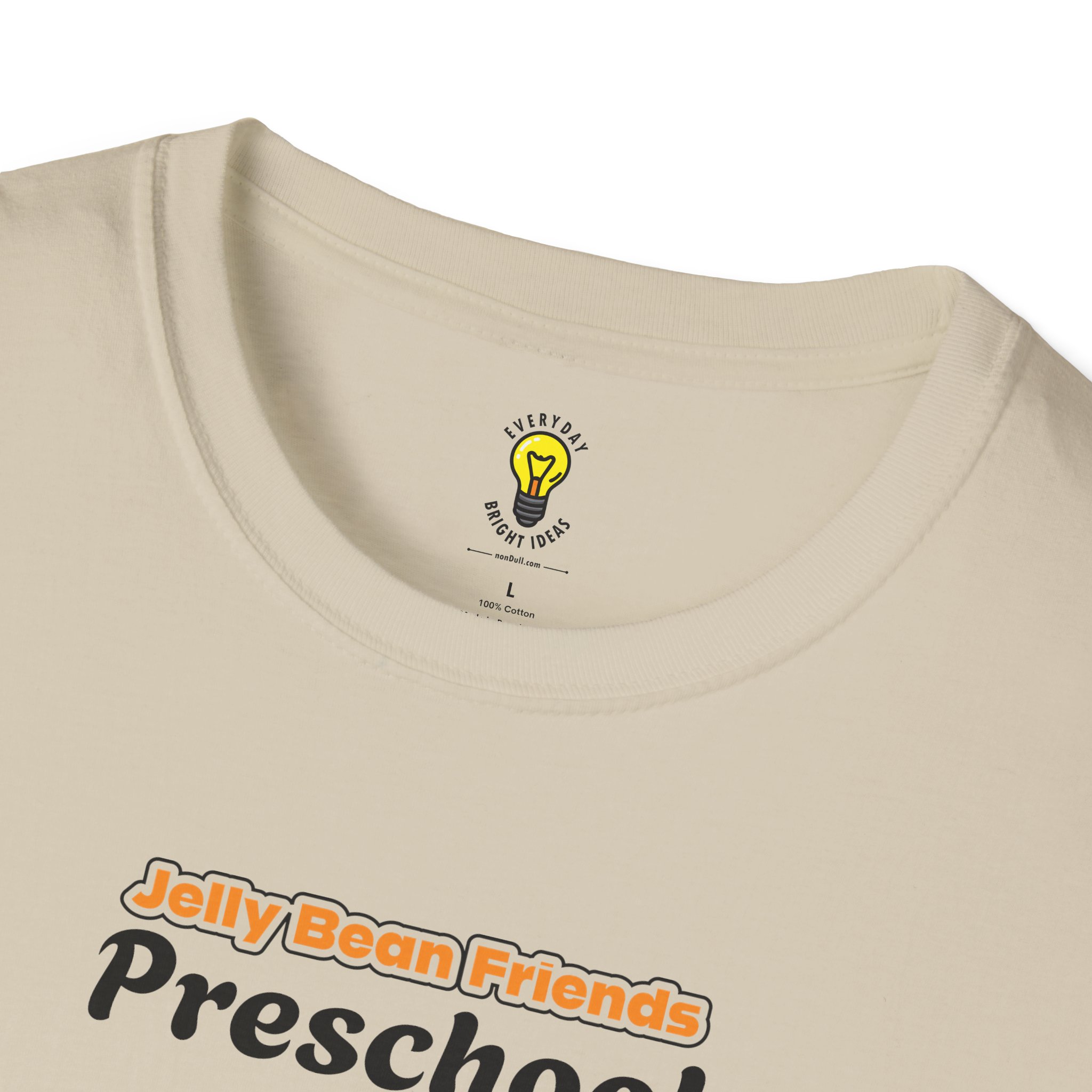 Preschool is Fun! Jelly Bean Friends - Rascally Raccoon, Terrific Tortoise & Brave Bear - Unisex Softstyle T-Shirt - Image 12