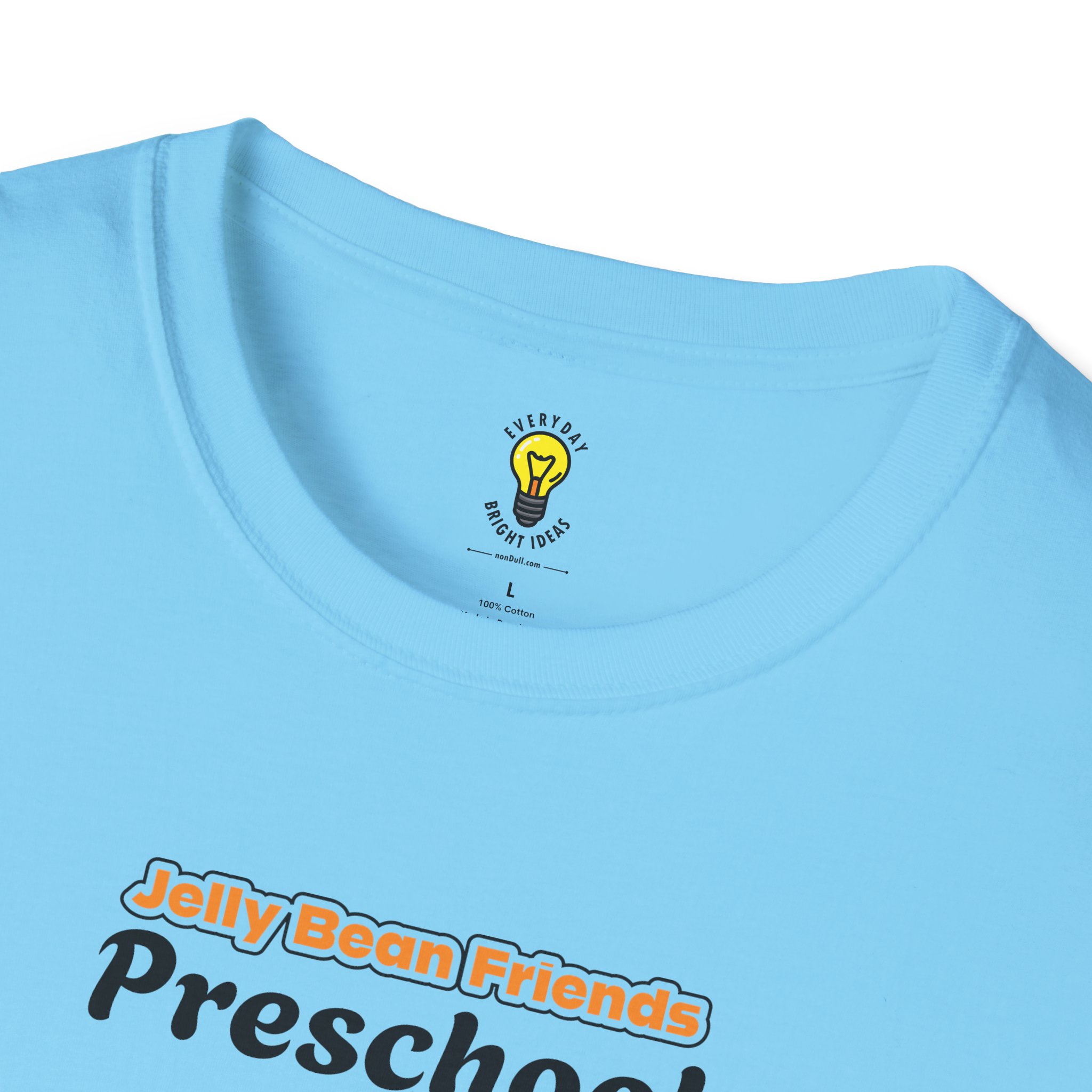 Preschool is Fun! Jelly Bean Friends - Rascally Raccoon, Terrific Tortoise & Brave Bear - Unisex Softstyle T-Shirt - Image 57